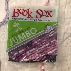 Book Sox Jumbo Sequin Print Textbook Cover
